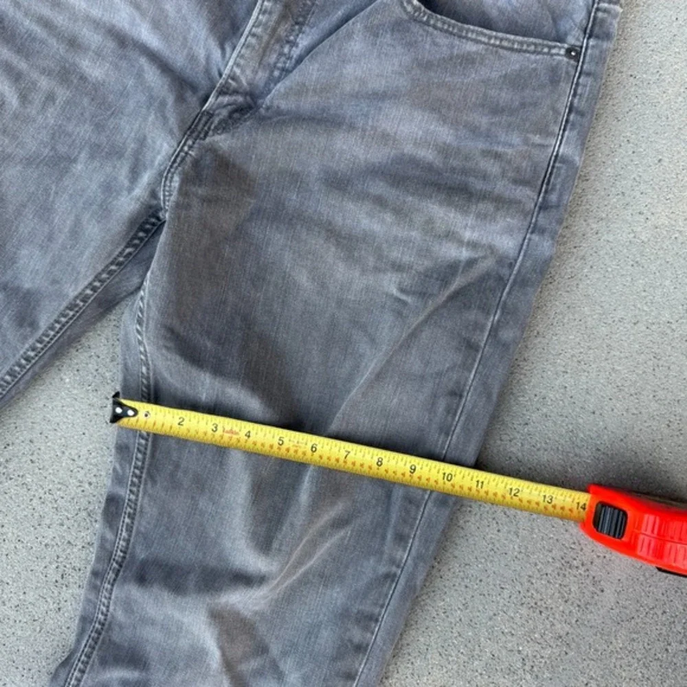 Levi's 514 Jeans Mens 38X32 Grey Denim 100% Cotton Comfort Straight Leg Mid Rise